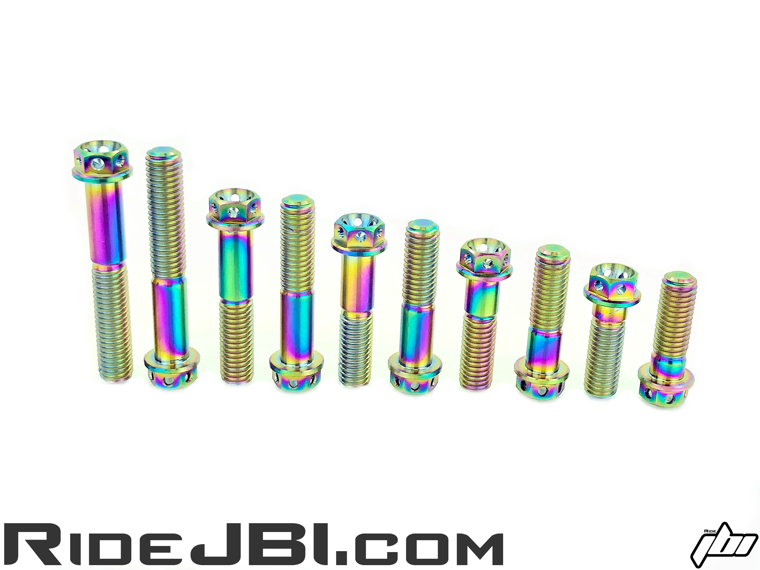 JBI Titanium Rainbow Bolts JBI Titanium Rainbow Bolts